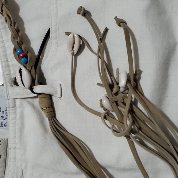 Y2k Mudd Jeans Beige Skirt sz 13 - Picture 5 of 12